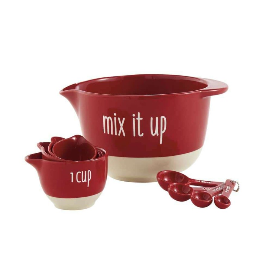 Baking Supplies * | Made With Love 9-Piece Mixing Bowl Set By Tabletops Gallery