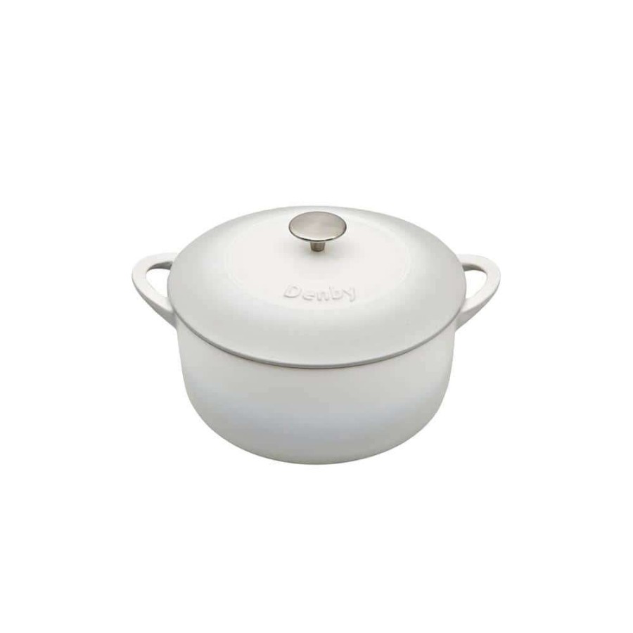 Casserole Dishes * | Natural Canvas Cast Iron 2.5L Round Casserole By Denby