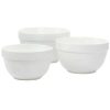 Baking Supplies * | Everyday 3-Piece Ceramic Mixing Bowl Set In White By Martha Stewart