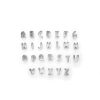 Baking Supplies * | Alphabet Cookie Cutter Set 26-Piece By Fox Run