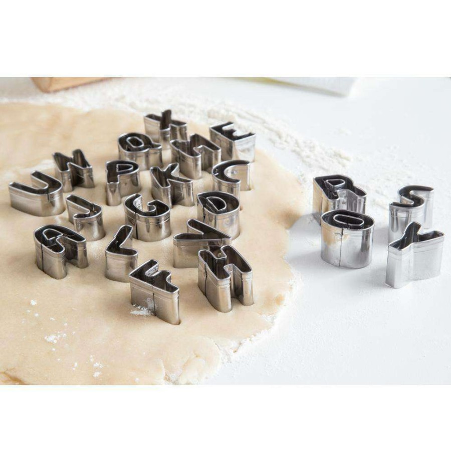 Baking Supplies * | Alphabet Cookie Cutter Set 26-Piece By Fox Run