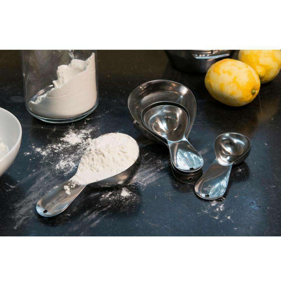 Baking Supplies * | Endurance 5-Piece Stainless Steel Measuring Cup Set By Rsvp International