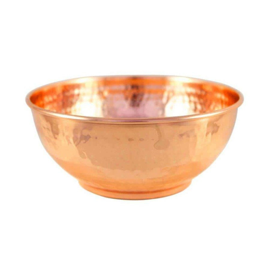 Baking Supplies * | 7.25 In. 100% Hammered Pure Copper Mixing Bowl Perfect For Everyday Kitchen Use Or As A Metal Decorative Bowl By Alchemade