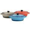 Casserole Dishes * | Wexford 3-Piece 6.7 Oz Stoneware Mini Oval Casserole Set In Assorted Colors By Crock-Pot