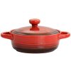 Casserole Dishes * | Appleton 10 Oz. Stoneware Mini Casserole Baker In Gradient Red By Crock-Pot