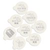 Baking Supplies * | Wedding Finery, Will You Be My Bridesmaid And Will You Be My Groomsman Lettering Cookie Stencil Bundle (8 Patterns) By Designer Stencils