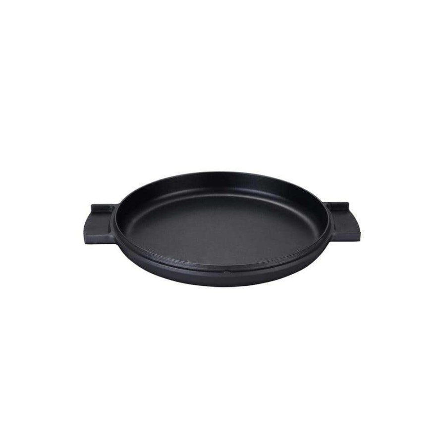 Pizza Pans * | Aluminum Round Pizza Pan With Wood Moulding Handle 9.5 Inch By Amercook